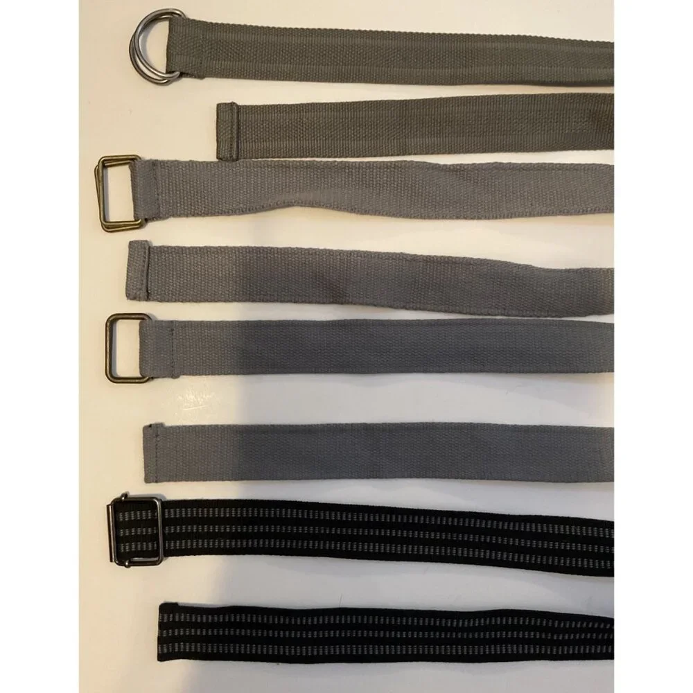 Teen Boys Mens Belt Lot 30 32 34 Gray Black‎